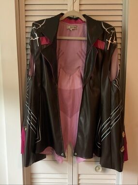 Kafka Black & Pink Cosplay Jacket from the Video Game Honkai: Star Rail
